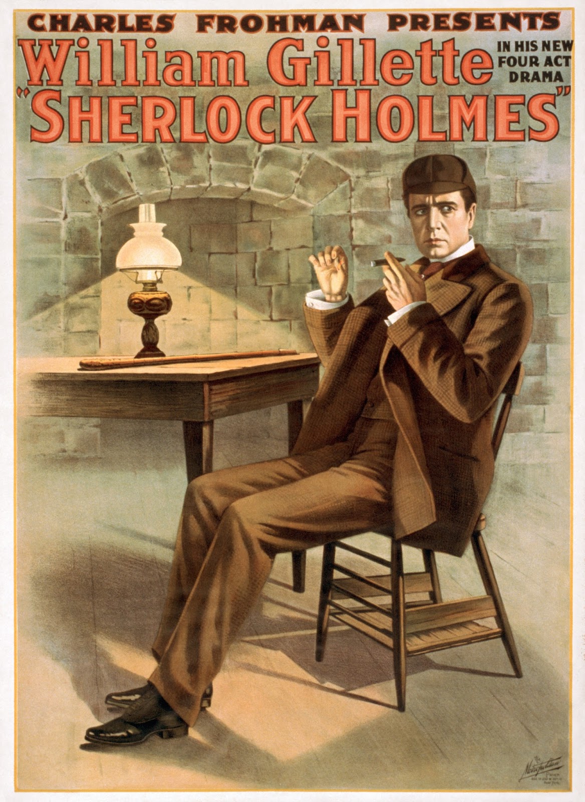 1916 sherlock holmes poster