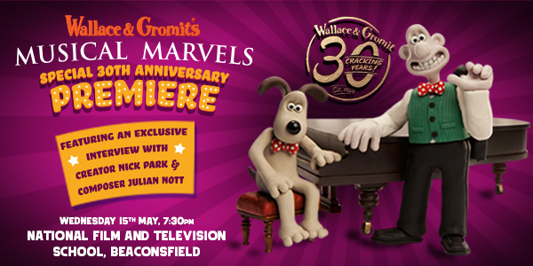 Wallace &amp; Gromit Musica concert wide